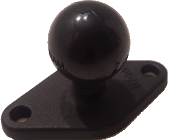 2 hole 1 inch ball mount