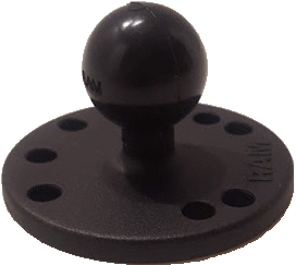 1 inch round plate ball mount